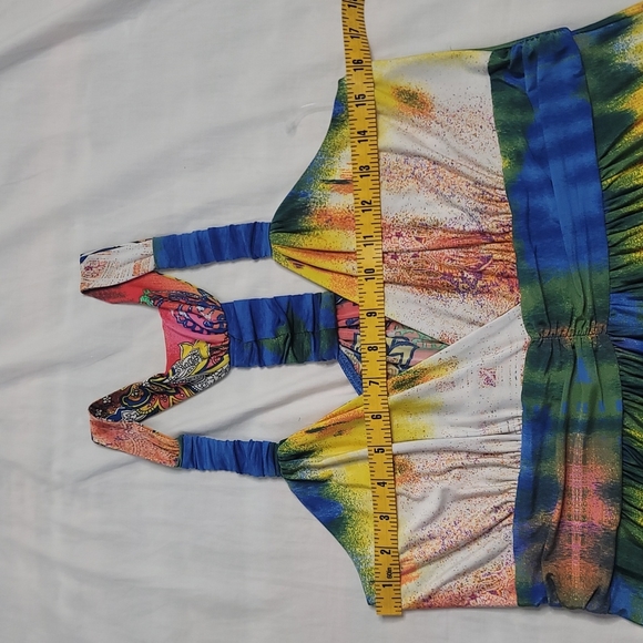 Justified by S-twelve summer beach dress or coverup sz Med - Picture 5 of 10